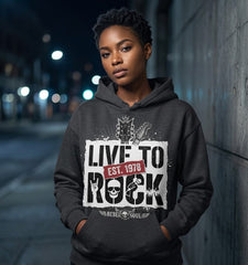 Live To Rock Rebel Soul Music Graphic