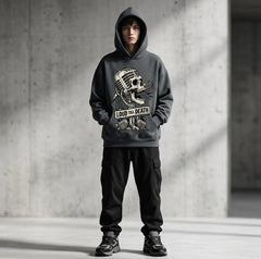 Loud Till Death Skull Microphone Music Graphic