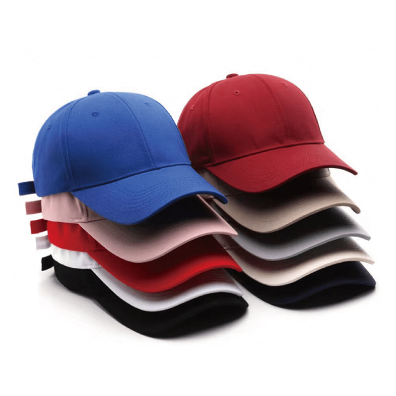 6 Panels Cotton Baseball Hats