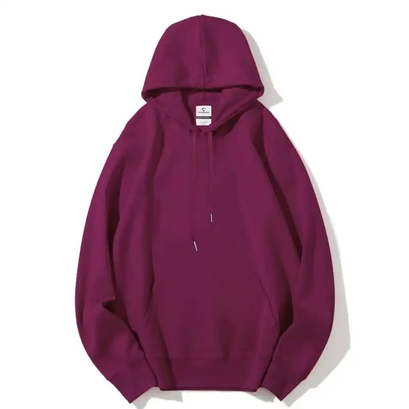 MagentaPurple hoodie flat lay