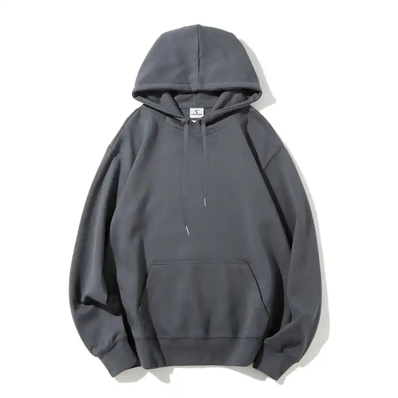 DarkGrey hoodie flat lay
