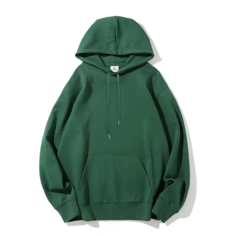OliveGreen hoodie flat lay