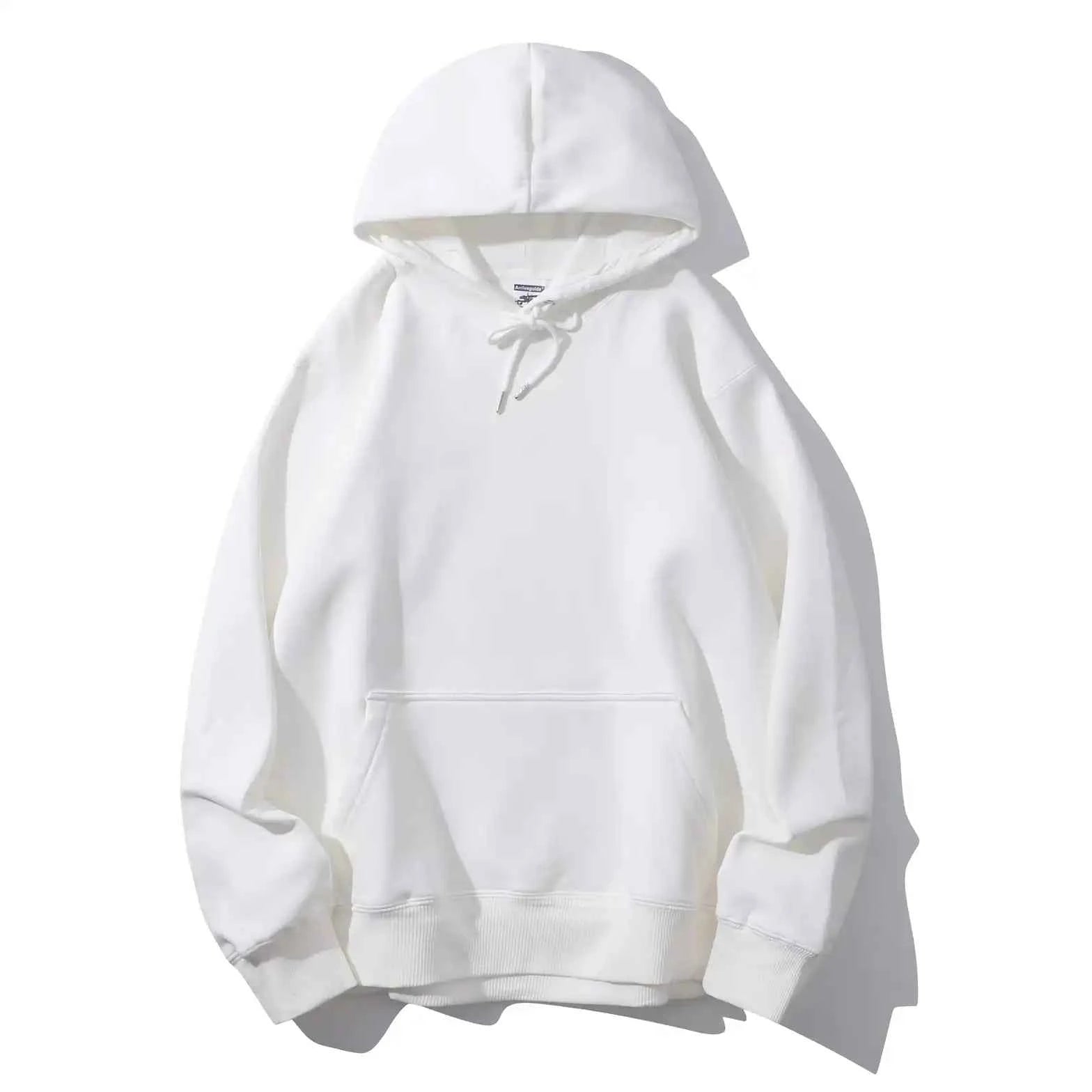 400g Silver Fox Fleece Pullover Hoodie | 6W588 Unisex Sweatshirt