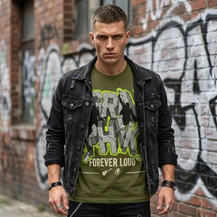 Rock Forever Loud - Urban Graffiti Style T-Shirt