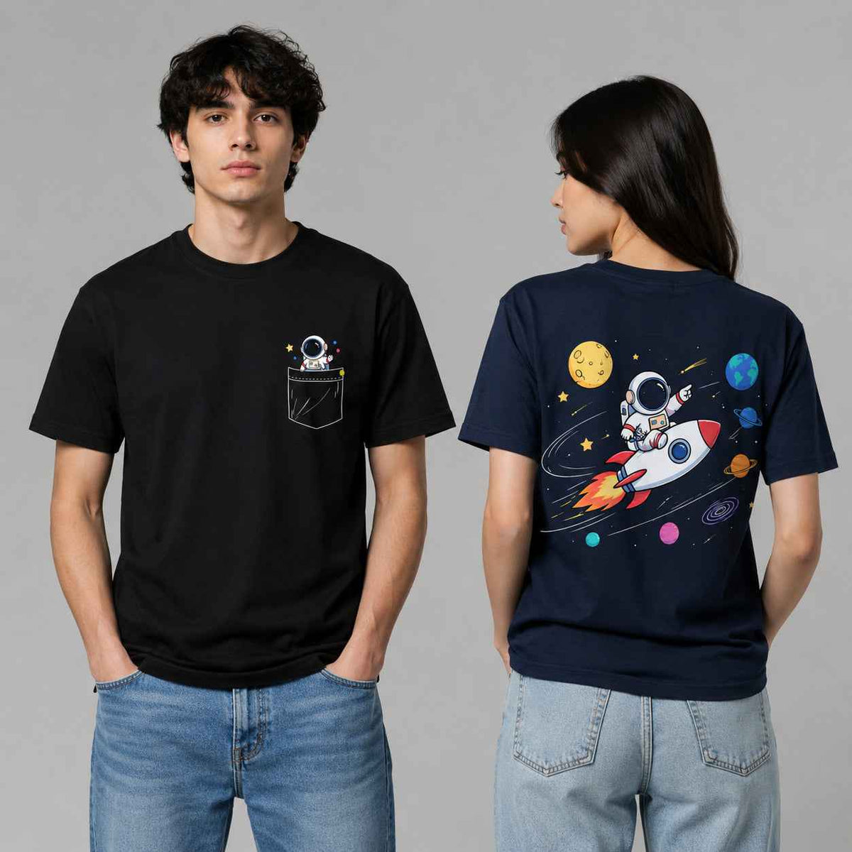 Pocket Astronaut Cosmic Explorer Graphic Apparel Collection