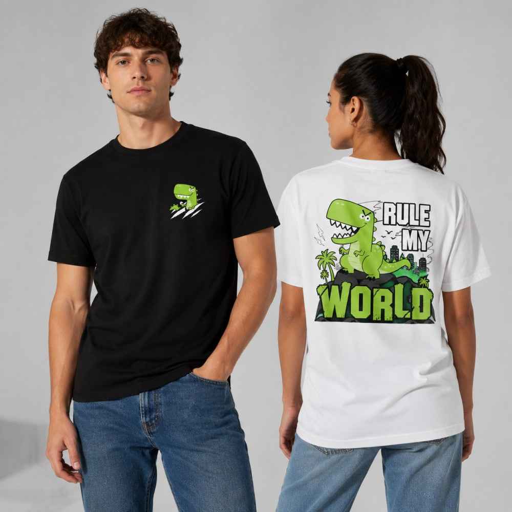 Dinosaur Rule My World Graphic T-Shirt and Hoodie Collection