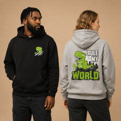 Dinosaur Rule My World Graphic T-Shirt and Hoodie Collection