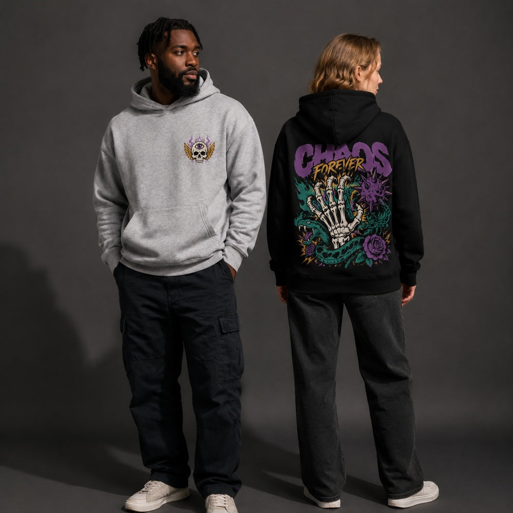 Chaos Forever Gothic Graphic Apparel Collection
