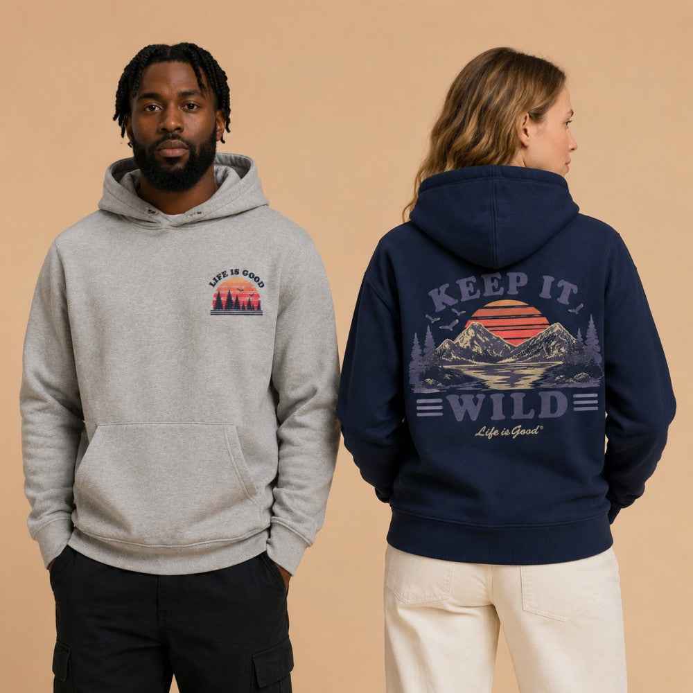 Keep It Wild Retro Outdoor Graphic Apparel Collection