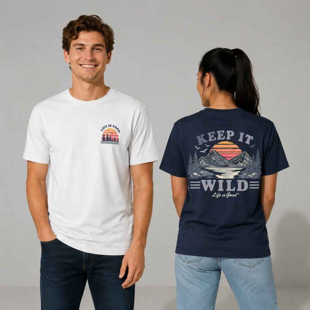 Keep It Wild Retro Outdoor Graphic Apparel Collection