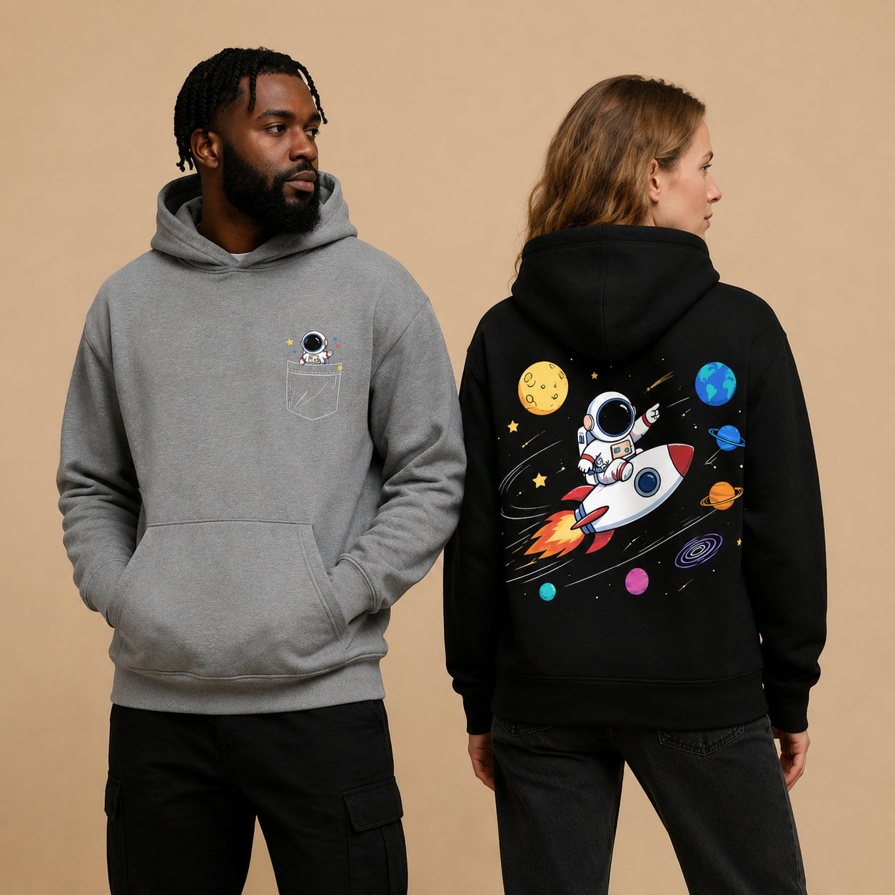 Pocket Astronaut Cosmic Explorer Graphic Apparel Collection
