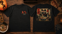 Japanese Neko Ramen Cute Cat Graphic Apparel Collection
