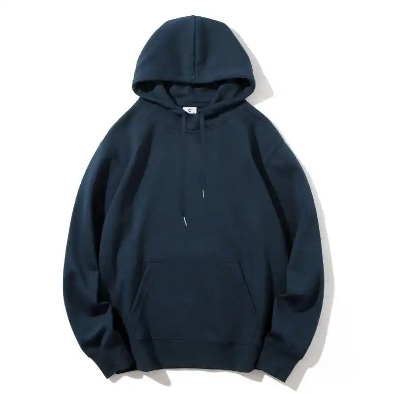 InkBlue hoodie flat lay