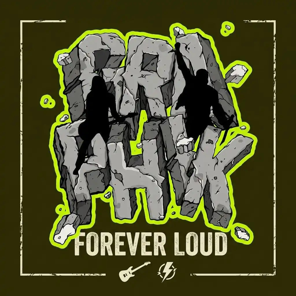 Rock Forever Loud - Urban Graffiti Style T-Shirt