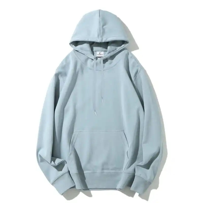 HazeBlue hoodie flat lay