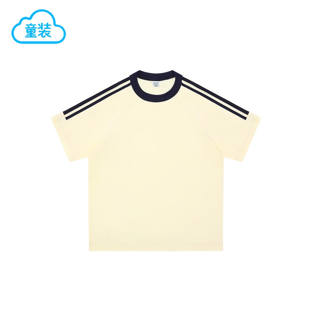 Kids 3-Stripe Ringer Tee | 200g Combed Cotton | Custom Team Apparel