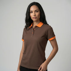 Custom Contrast Trim Polo Shirt | 220g Polyester Team Uniforms