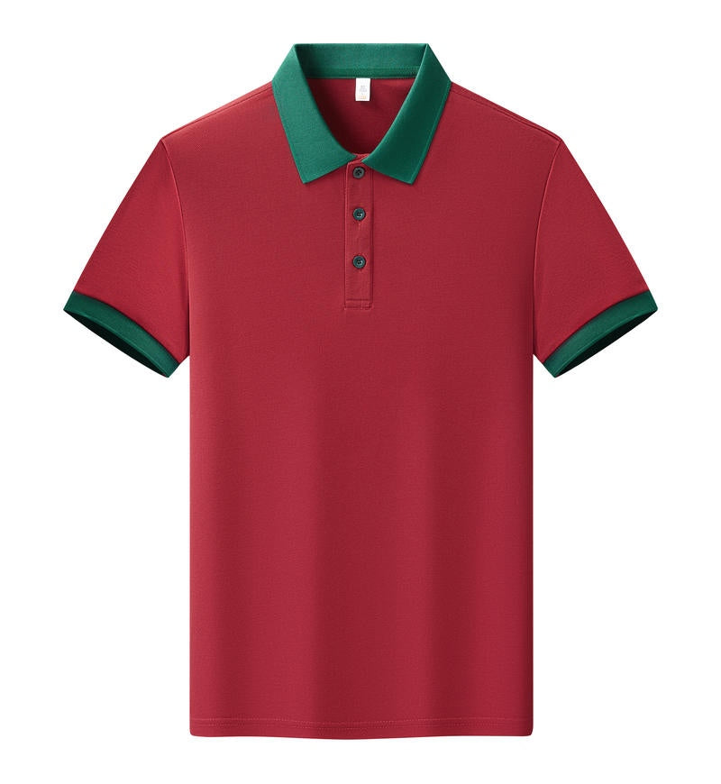Custom Contrast Trim Polo Shirt | 220g Polyester Team Uniforms