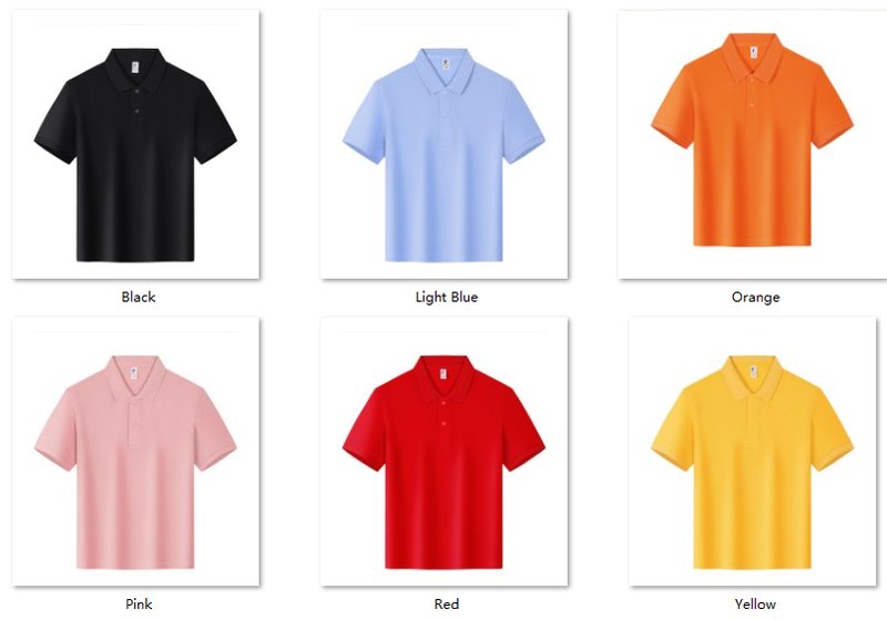 Custom Kids Premium Cotton Polo Shirt | Breathable & Anti-Pill Team Uniform Color Sheet