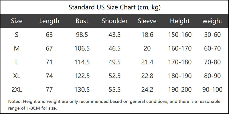 Custom 210gsm Blank Tee | Liquid Ammonia Cotton | Team & Brand Merch Size Chart