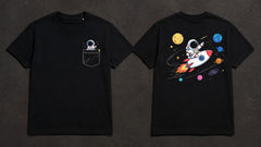Pocket Astronaut Cosmic Explorer Graphic Apparel Collection