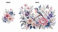 Vintage Watercolor Peonies Floral Graphic T-Shirts & Hoodies