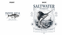 Saltwater Pursuit Nautical Graphic T-Shirts & Hoodies Collection