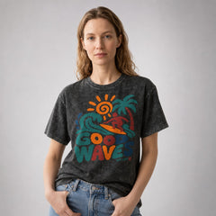 Good Waves Retro Surf Graphic Apparel Collection