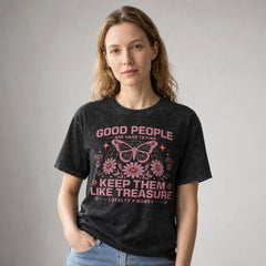 Good People Butterfly Loyalty Treasure Graphic Apparel Collection