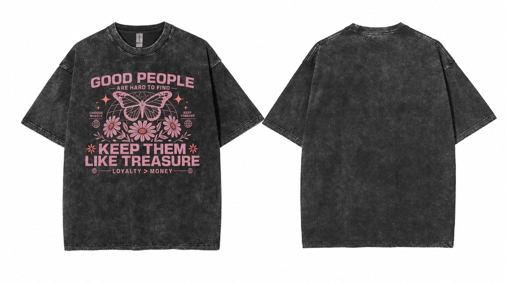 Good People Butterfly Loyalty Treasure Graphic Apparel Collection