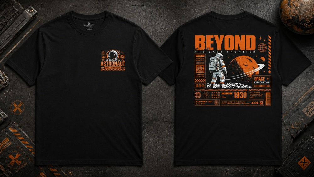 Astronaut 1930 Space Exploration Frontier Graphic Apparel Collection