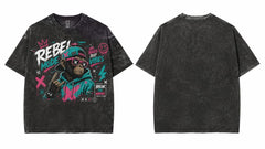 Funky Monkey Rebel Mode Neon Streetwear Graphic Apparel Collection