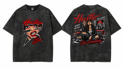 Hustle Never Settle Muscle Car Streetwear Graphic Apparel Collection