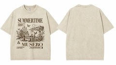 Summertime Musero Vintage Landscape Graphic Apparel Collection