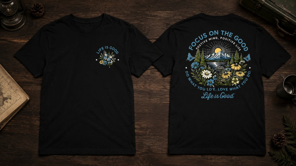 Focus On The Good Retro Nature Graphic Apparel Collection