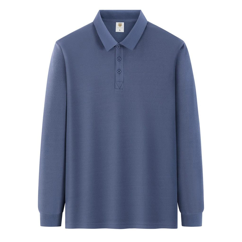 Custom 100% Cotton Long Sleeve Polo | Soft 280gsm Heavyweight Uniforms