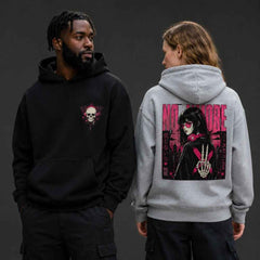 No More Cyberpunk Anime Girl Streetwear Graphic Apparel Collection (T-Shirts and Hoodies)