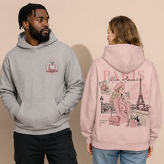 La Vie En Rose Parisian Romance Graphic Apparel Collection (T-Shirts and Hoodies)