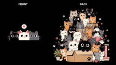 Cozy Lazy Cat Diary Cute Cartoon Graphic T-Shirts & Hoodies