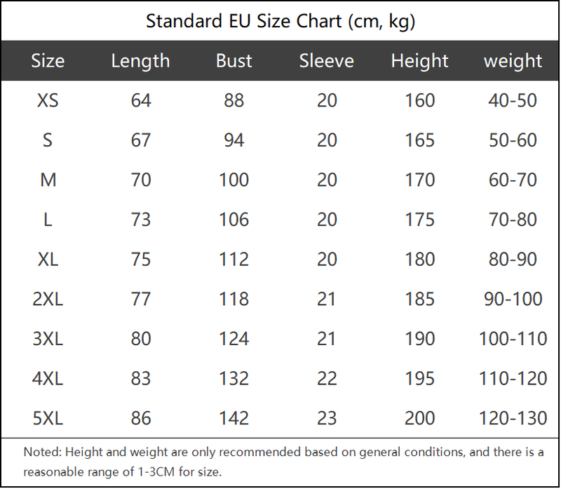 Custom Gildan Premium Cotton T-Shirt | 180gsm Team Apparel Size Chart