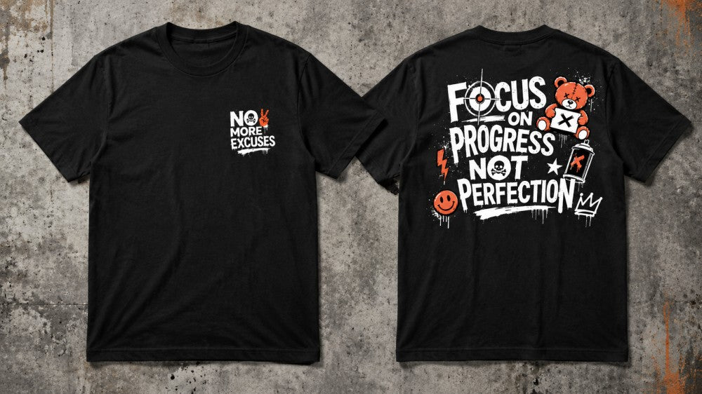 Focus On Progress Streetwear Graphic T-Shirts and Hoodies
