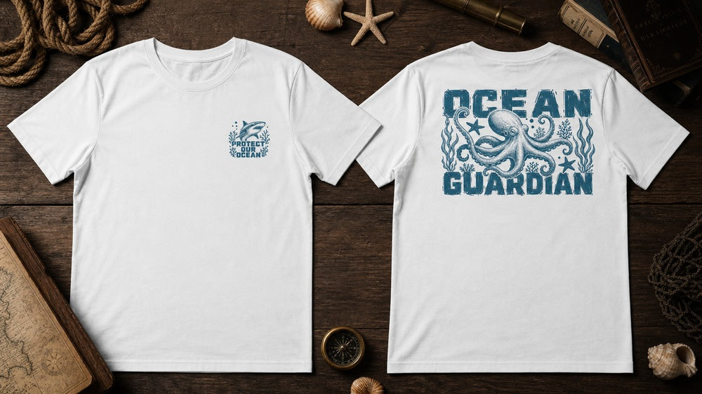 Ocean Guardian Vintage Graphic T-Shirts and Hoodies Collection