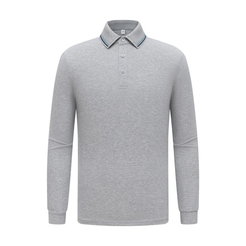Premium Long Sleeve Pique Polo | Custom Team Uniforms & Corporate Gear