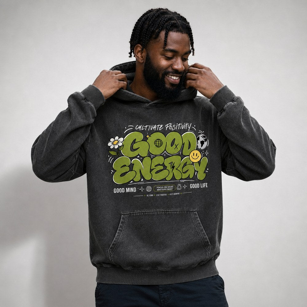 Good Energy Cultivate Positivity Graphic Apparel Collection