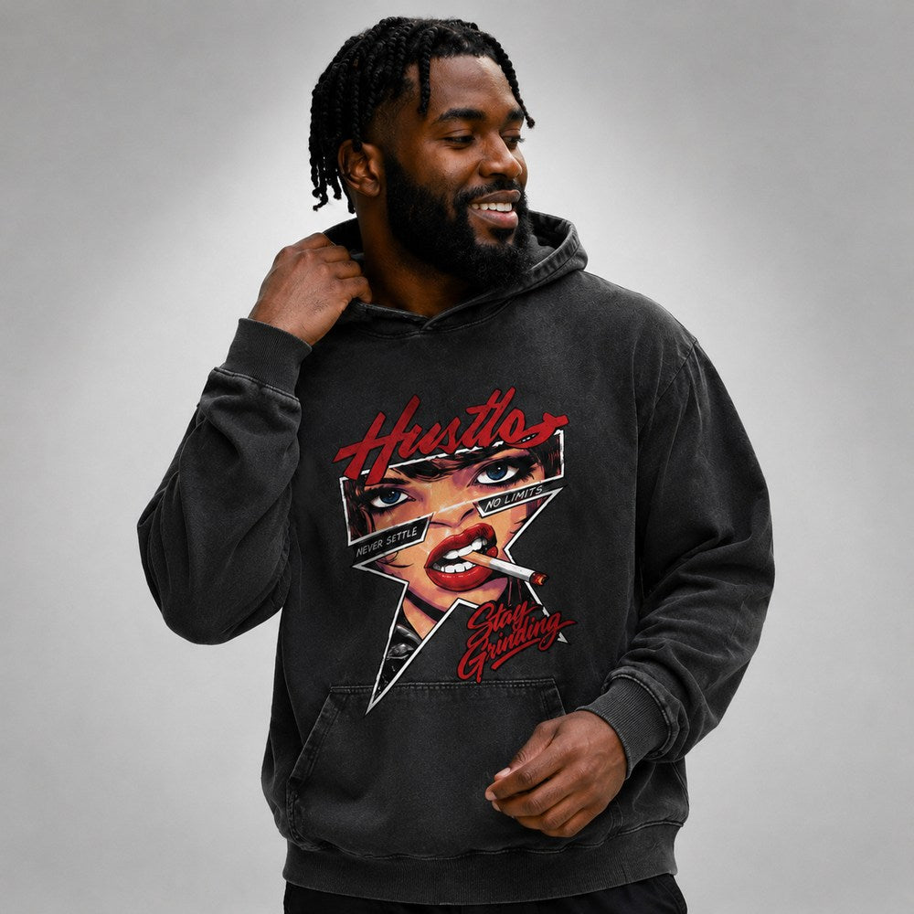 Hustle Never Settle Muscle Car Streetwear Graphic Apparel Collection