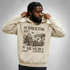Summertime Musero Vintage Landscape Graphic Apparel Collection