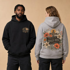 He Is Risen Cross Floral Faith Graphic Apparel Collection