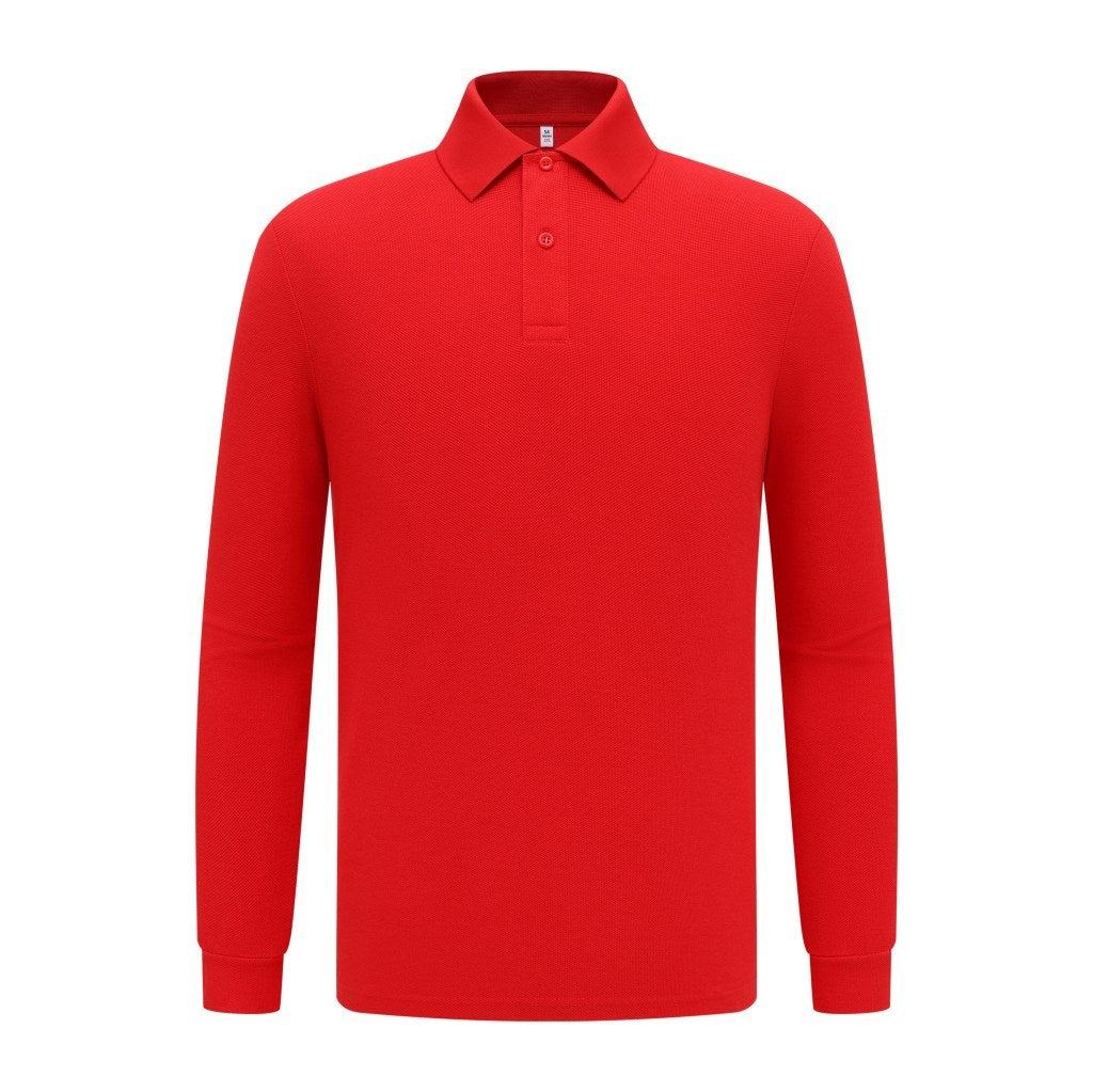 Premium Custom Long Sleeve Polo - Mercerized Cotton Pique Uniforms