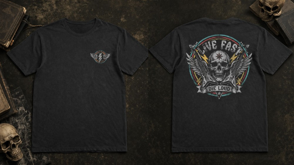 Rock Rolls Vintage Rock Graphic T-Shirts and Hoodies