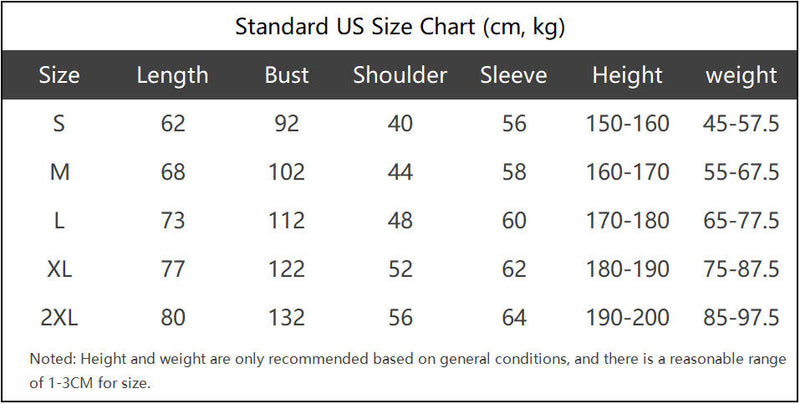 Custom Long Sleeve Polo Shirt | Mercerized Cotton Pique | Team Uniforms & Workwear Size Chart